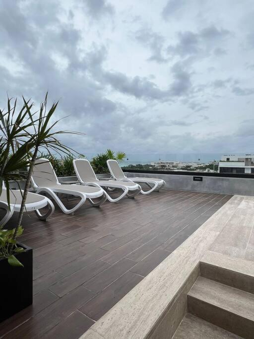 Big, Modern And Beautiful Beach Apartament 1Br Ocean View Playa del Carmen Extérieur photo