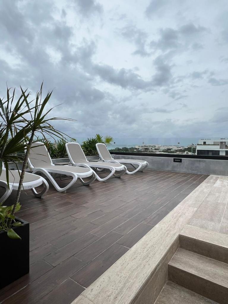 Big, Modern And Beautiful Beach Apartament 1Br Ocean View Playa del Carmen Extérieur photo